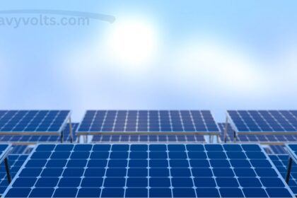 Solar panels and battery system installed on a modern residential rooftop