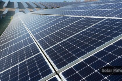 Solar panel technology powering a modern home with renewable solar energy.