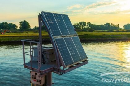 DHW solar system providing efficient solar hot water for a home.