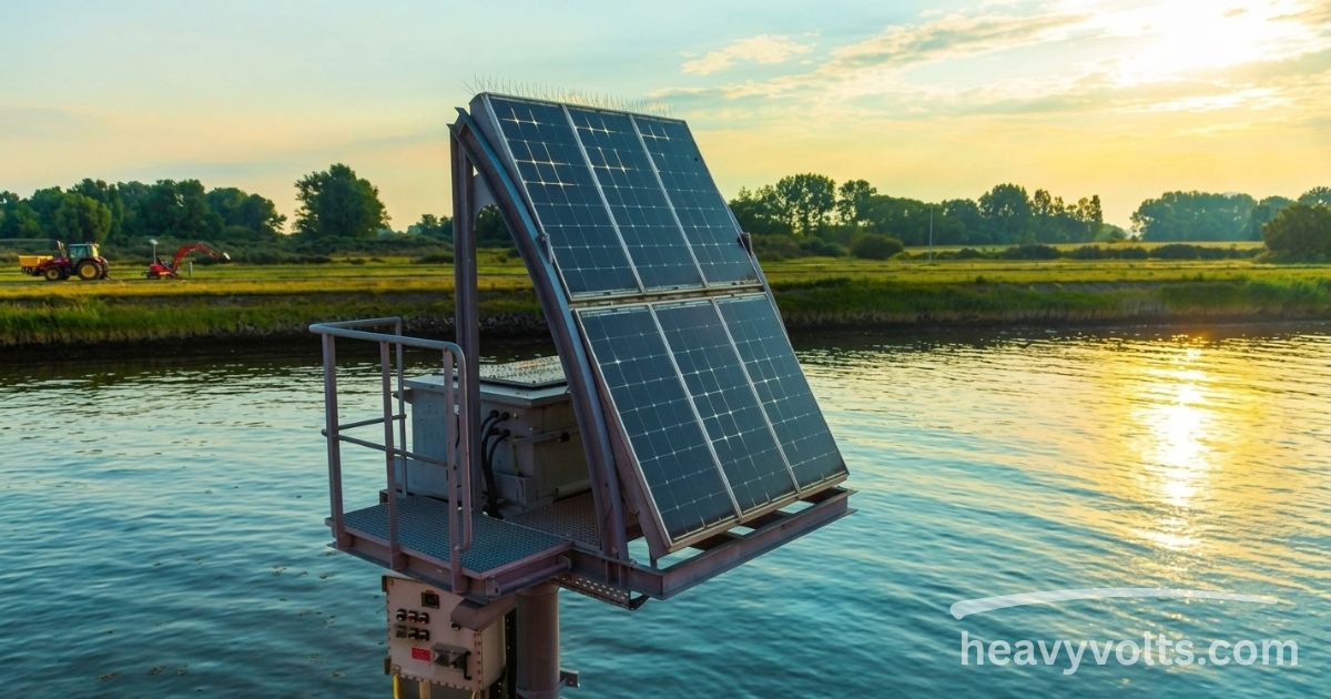 DHW solar system providing efficient solar hot water for a home.