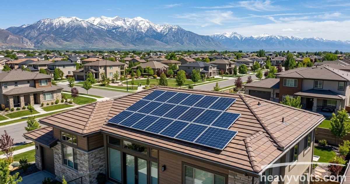 In roof solar panels integrated into a home roof for clean, efficient energy generation.