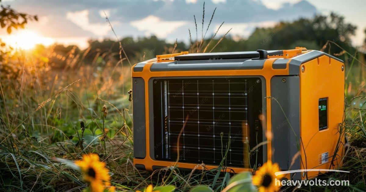 Jackery solar generator providing portable power for outdoor use and emergencies.
