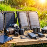 Portable solar panels for convenient renewable power anywhere.