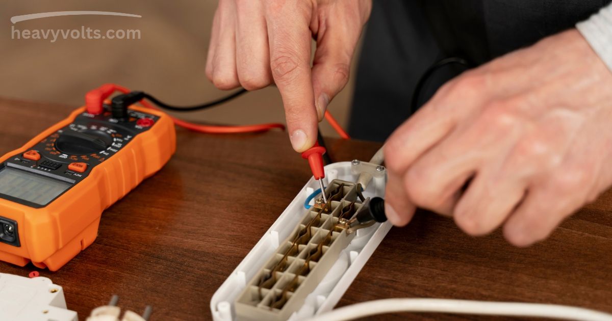 Voltage tester used to check electrical voltage and identify live wires safely.