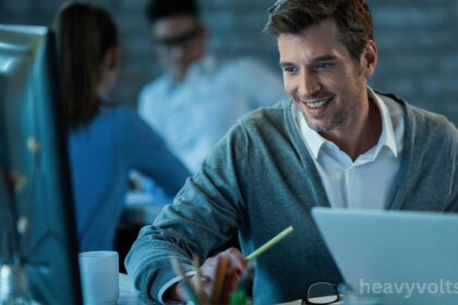 Technology Solutions Professional using modern digital tools to solve business challenges and improve workplace efficiency.