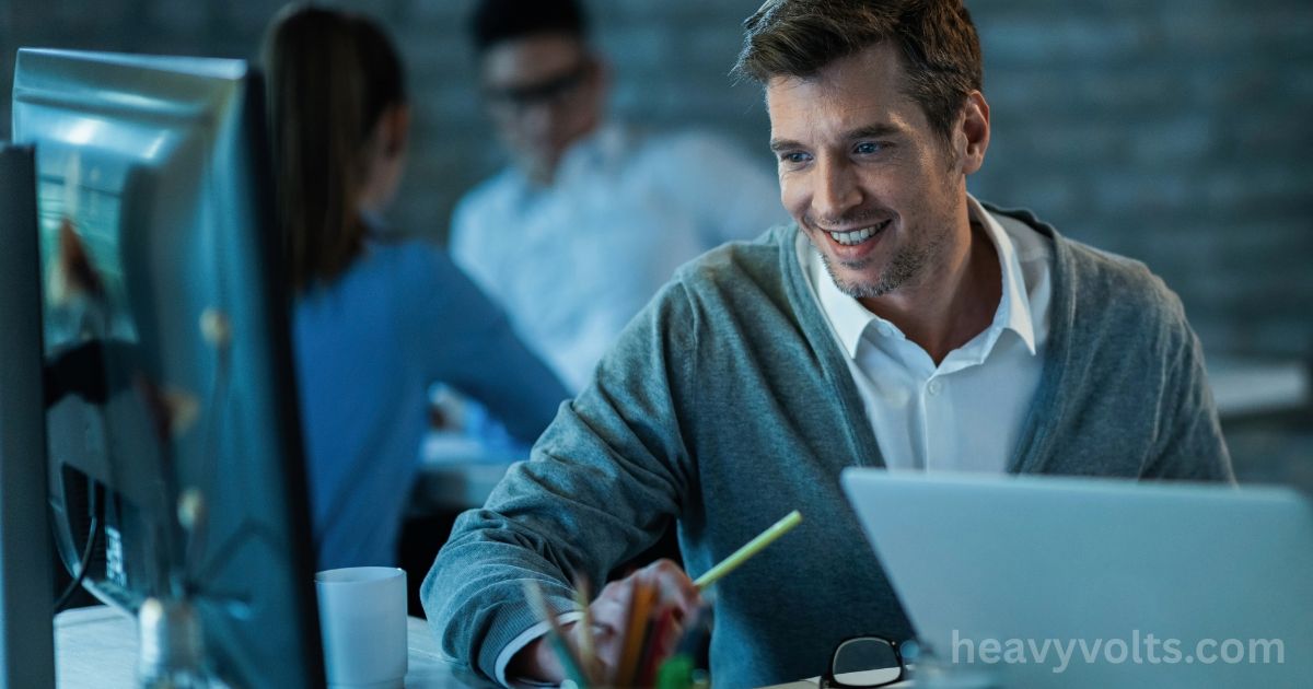 Technology Solutions Professional using modern digital tools to solve business challenges and improve workplace efficiency.